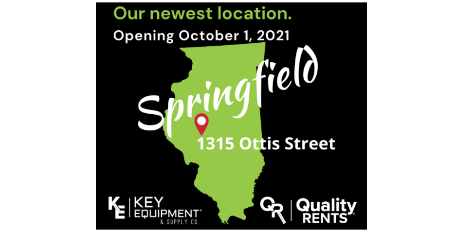 Key Equipment & Supply Co.® and Quality Rents® Have Acquired a New Building in Springfield, IL